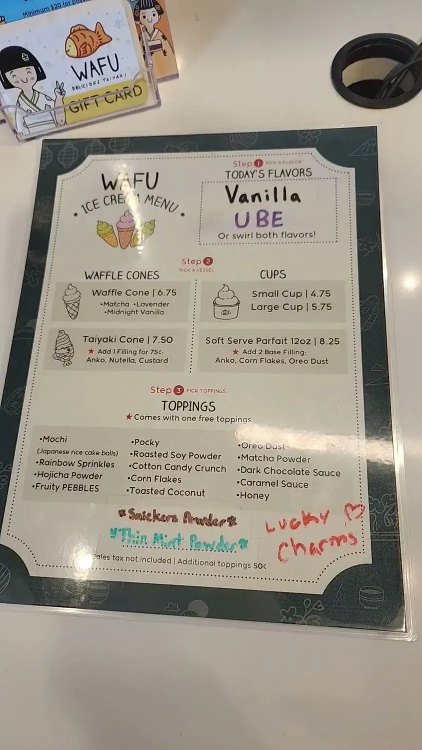 Menu 6