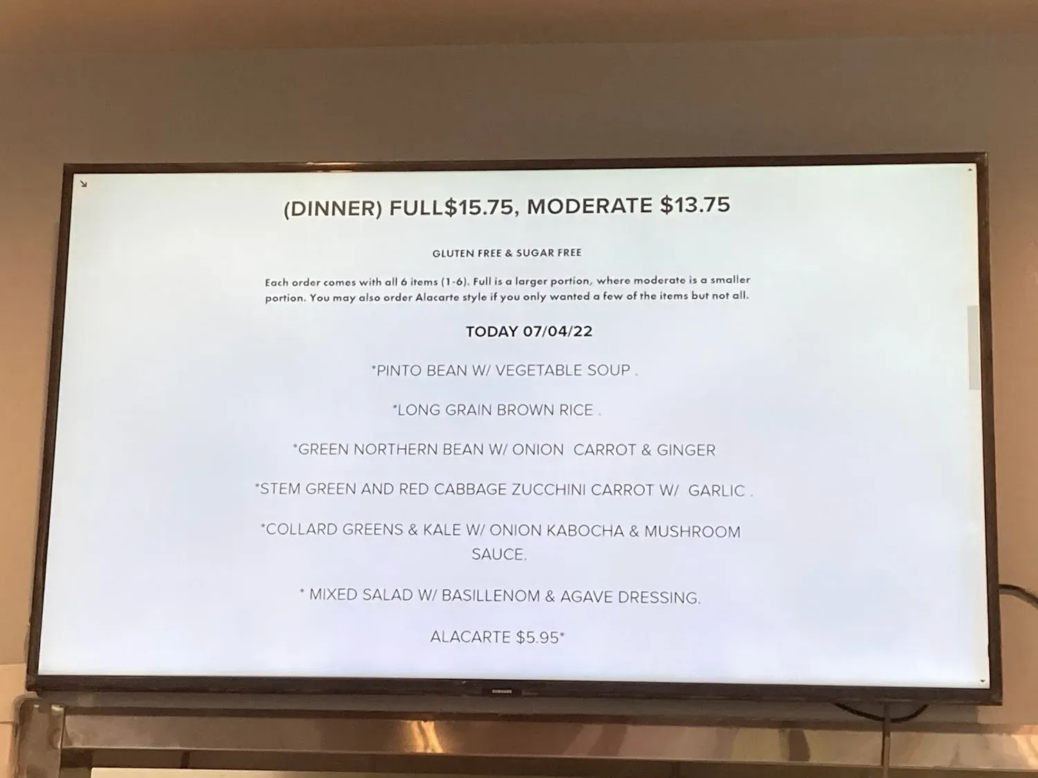 Menu 2