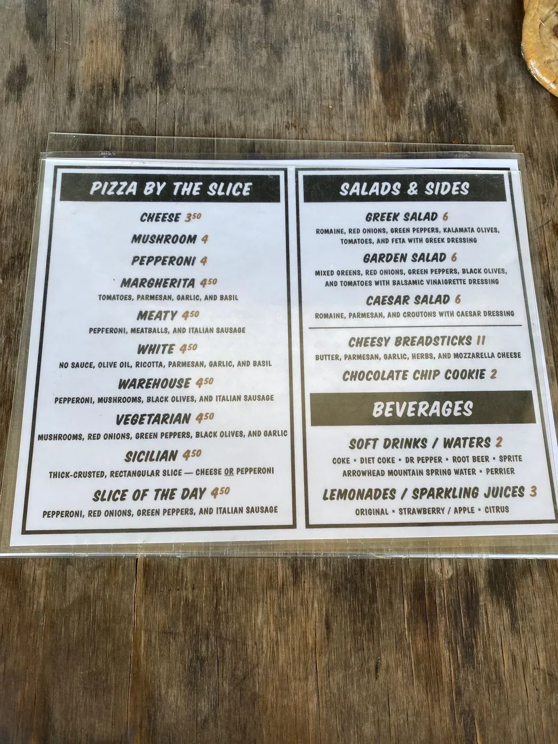 Menu 5