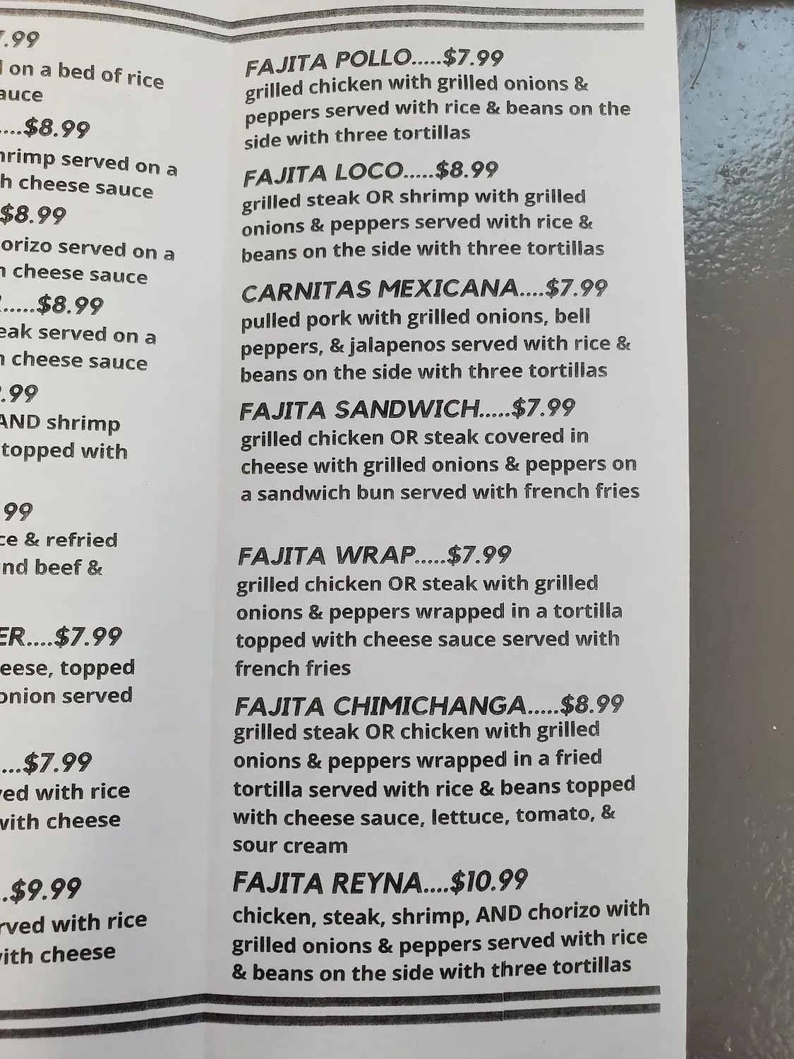 Menu 3