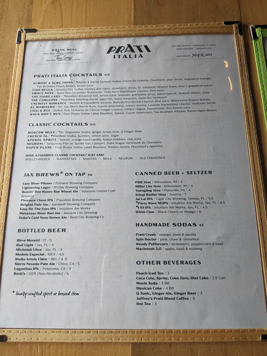 Menu 6