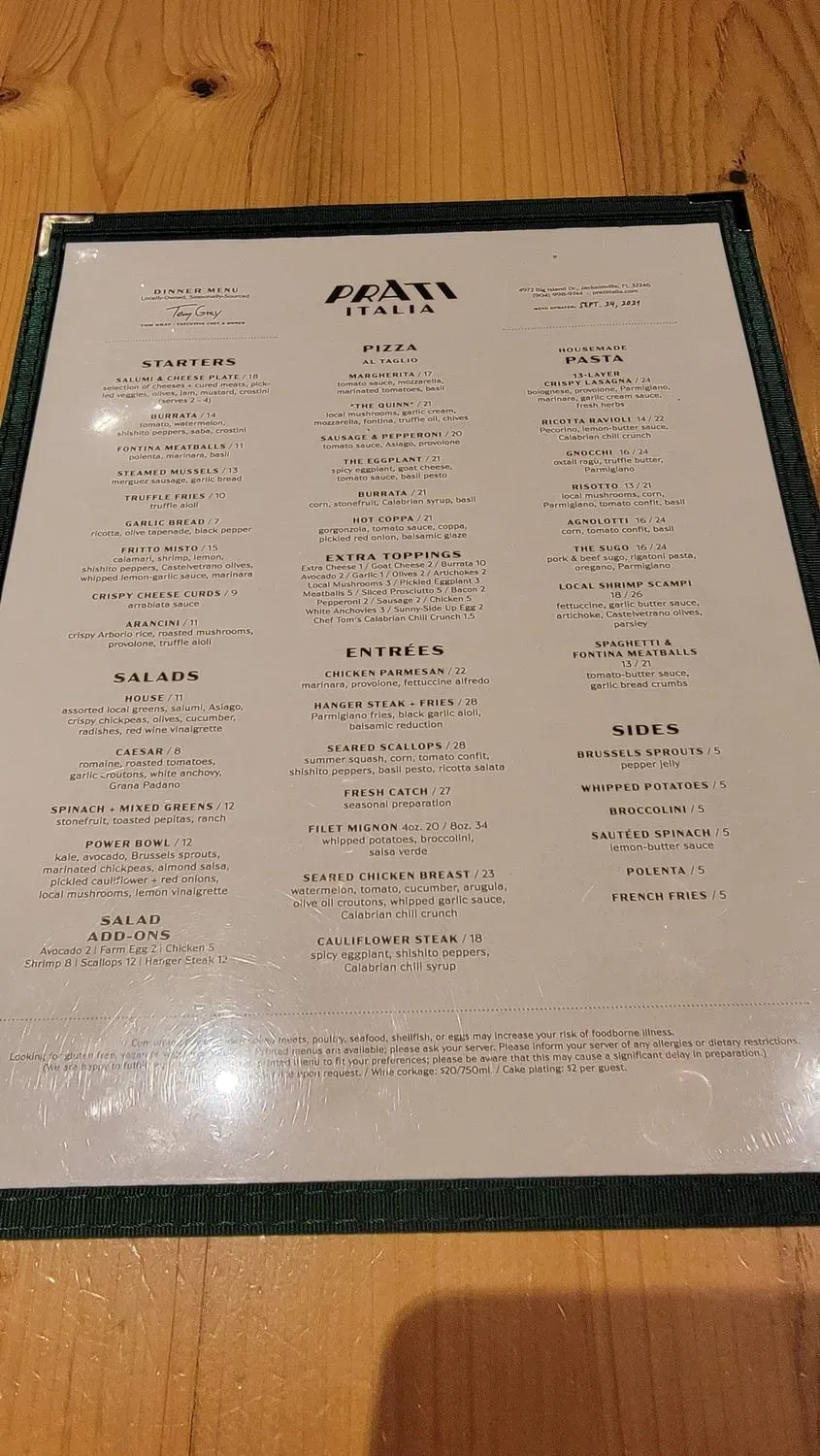 Menu 4