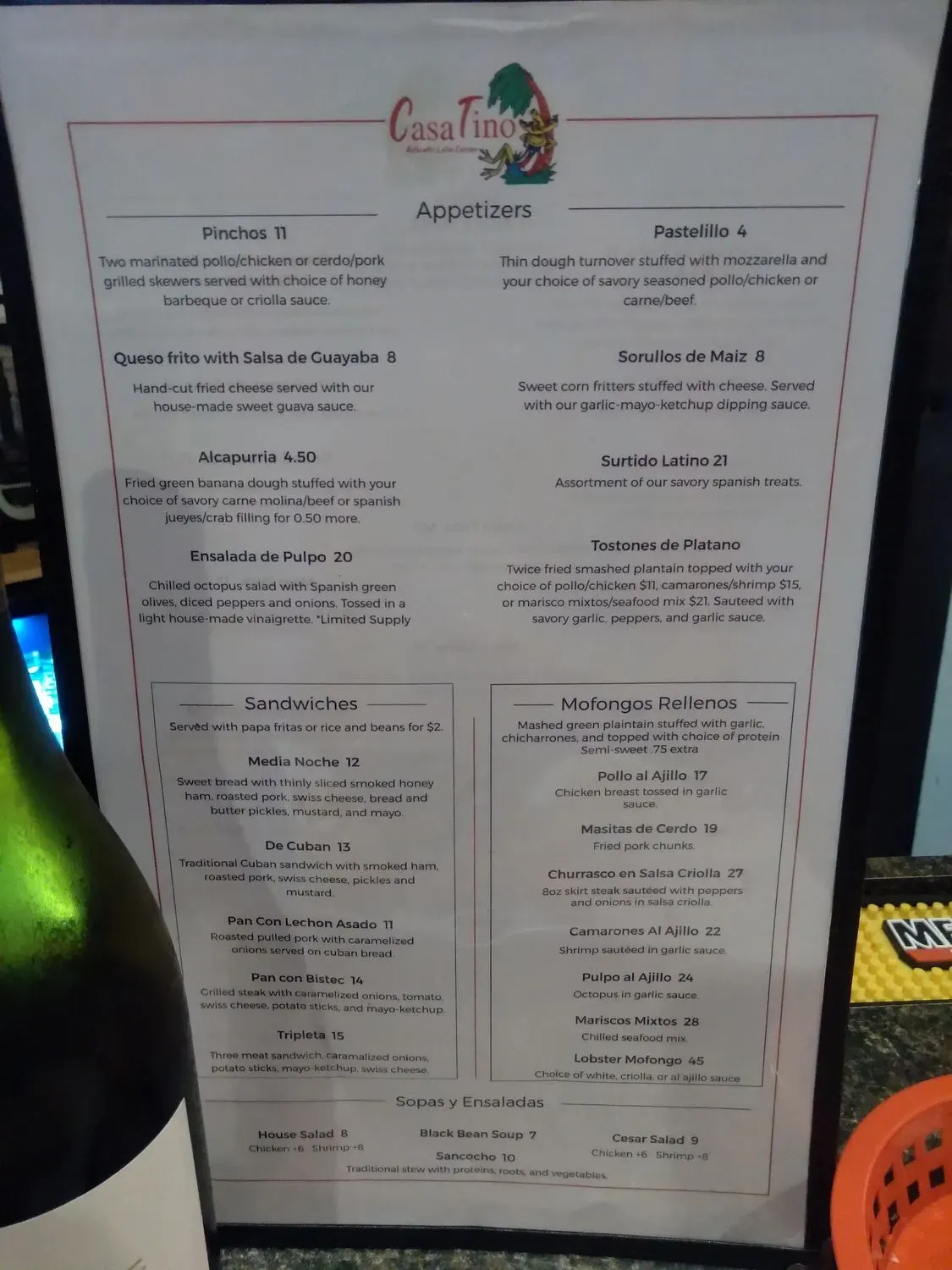 Menu 2