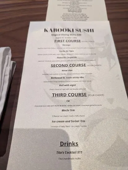 Menu 5