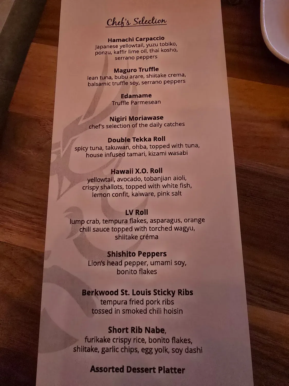 Menu 4