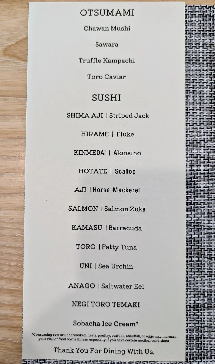 Menu 3