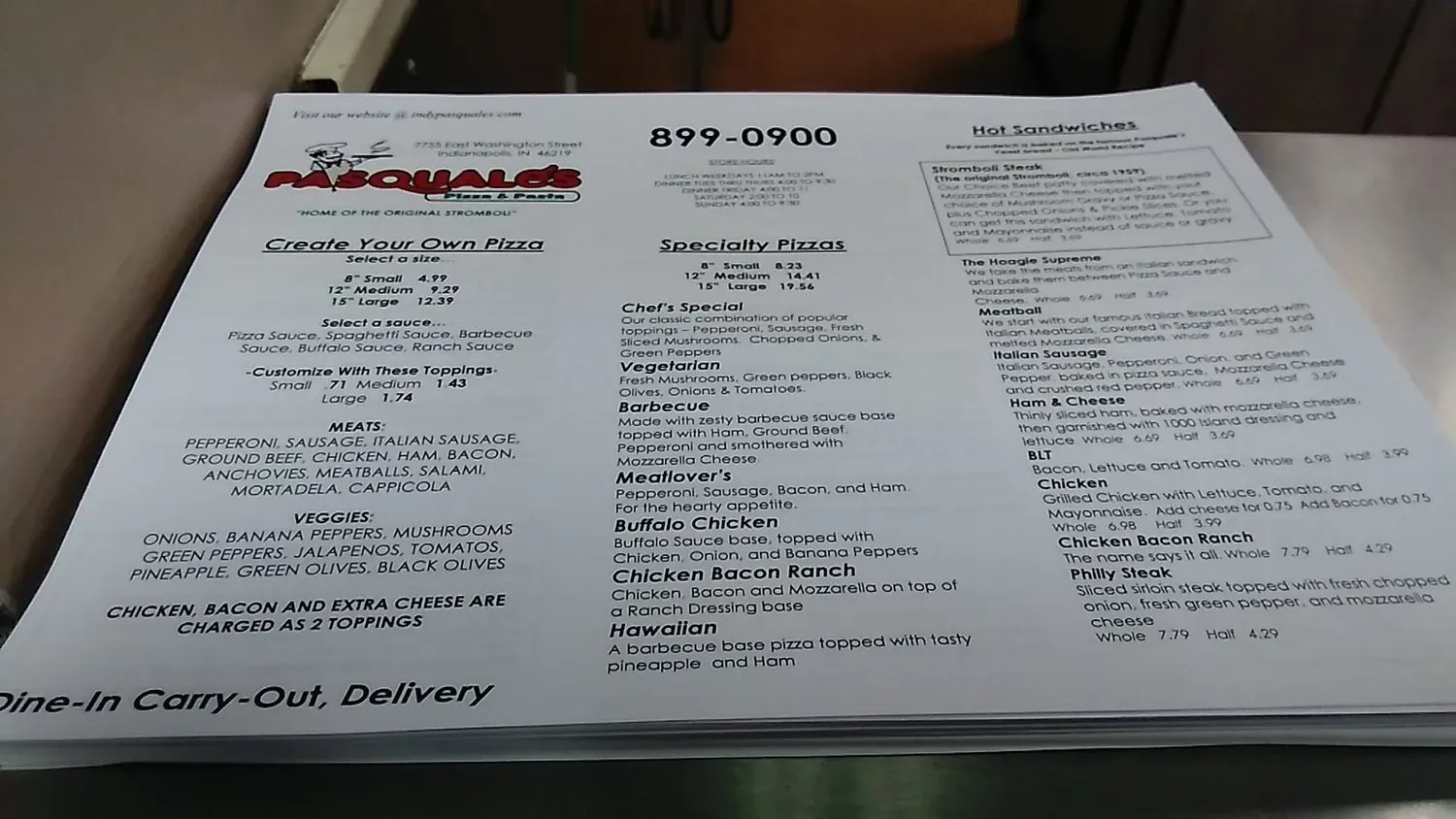 Menu 2