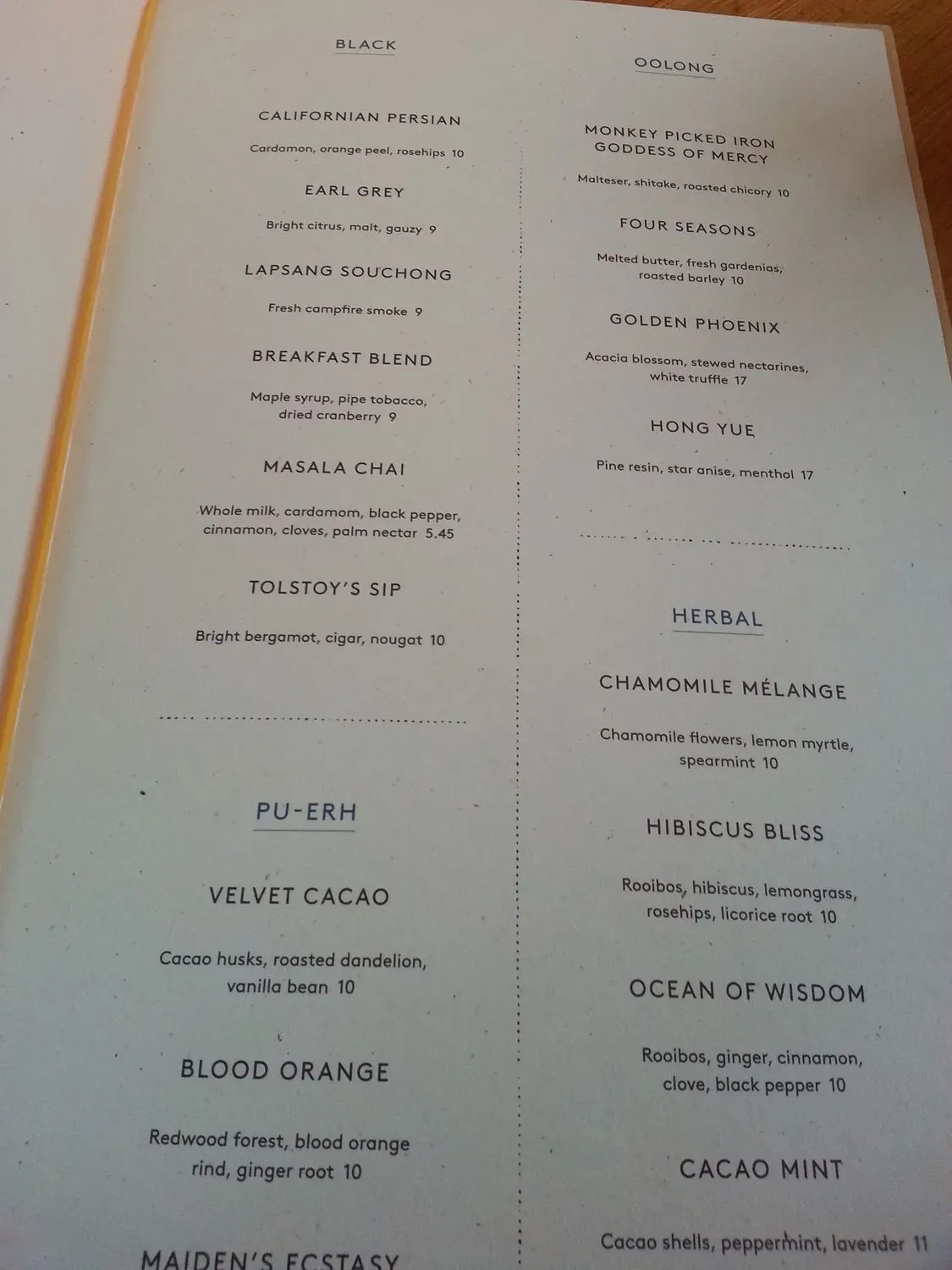 Menu 4