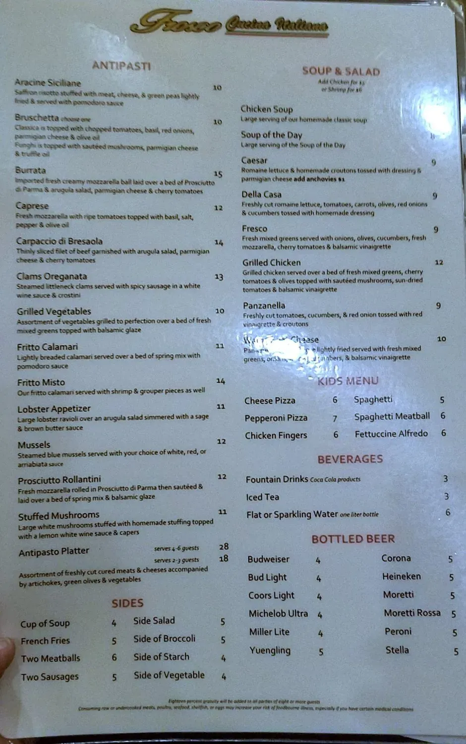 Menu 2