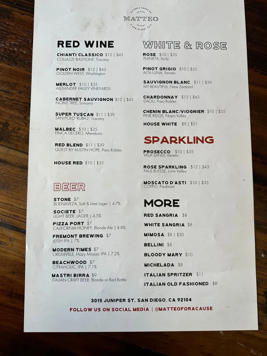 Menu 6