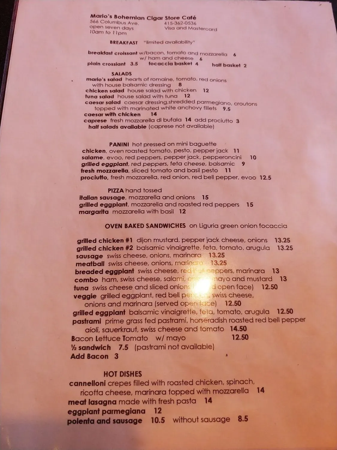 Menu 6