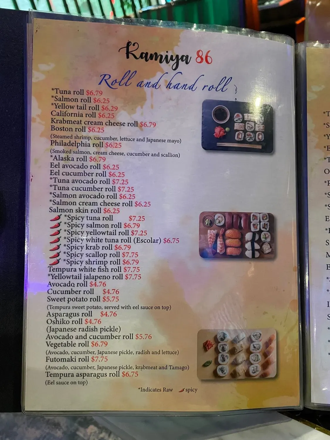 Menu 3