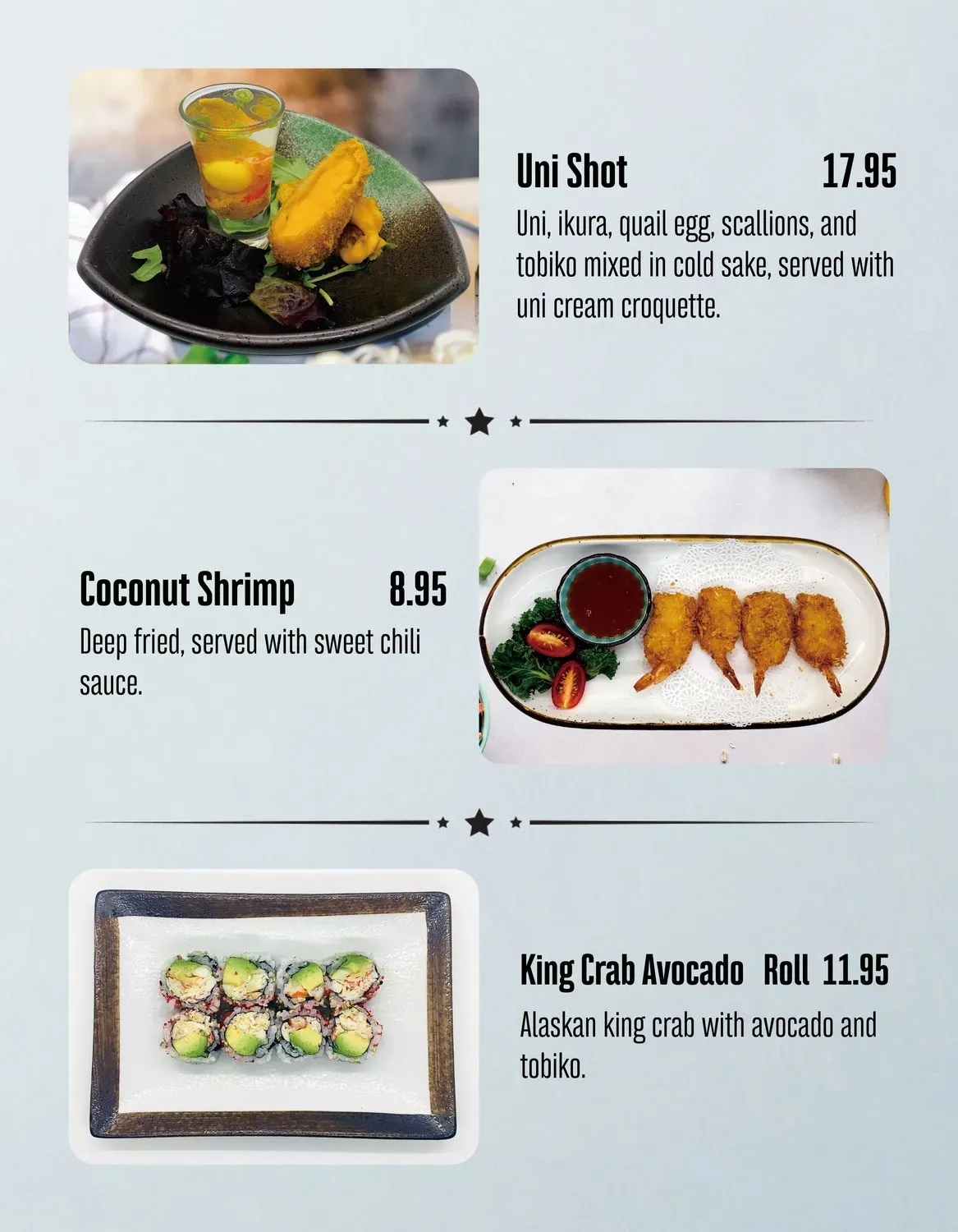 Menu 5