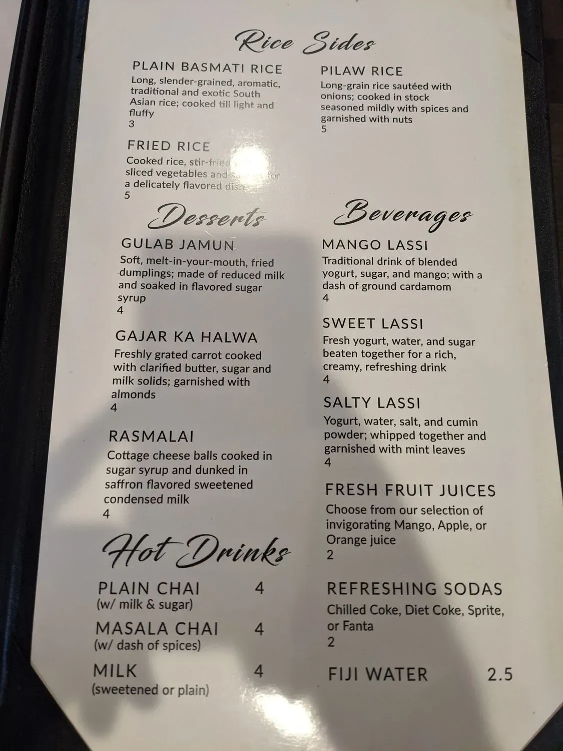 Menu 4