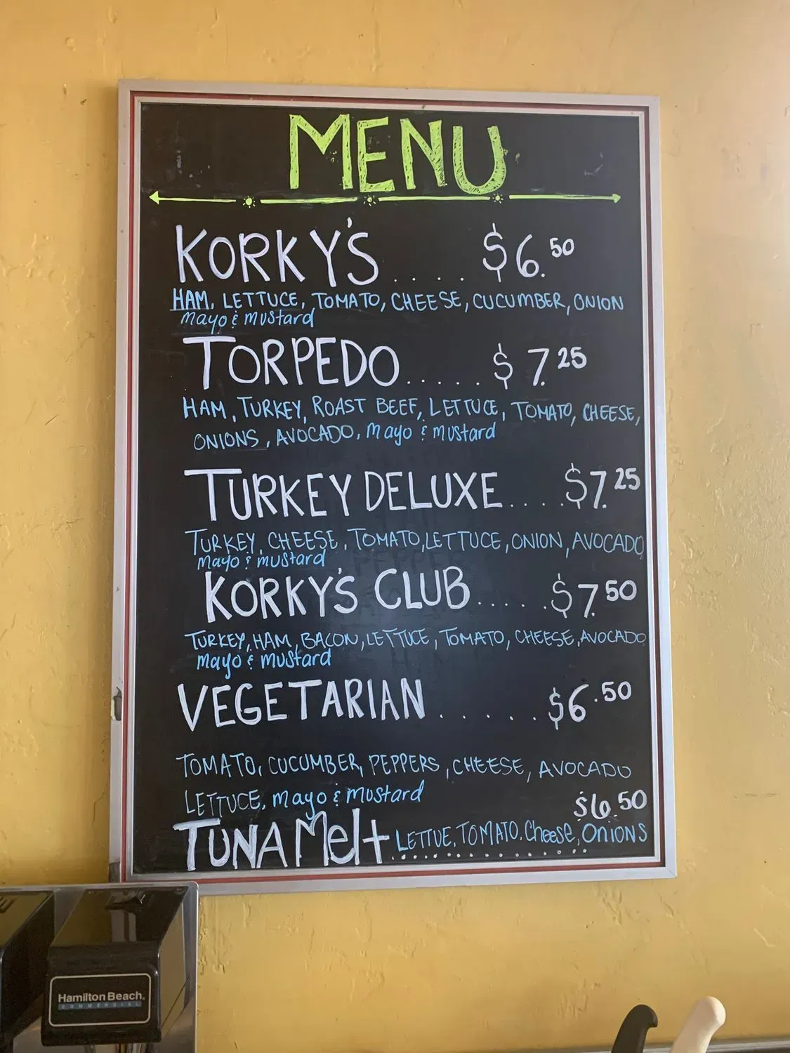 Menu 2