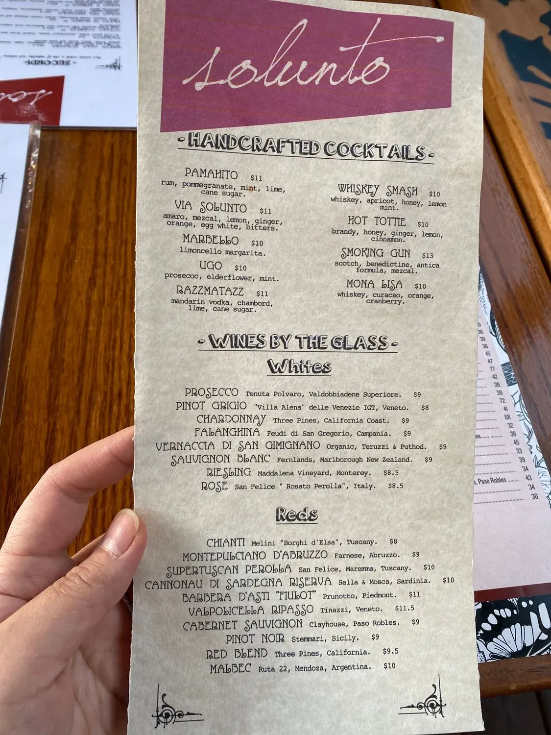 Menu 5