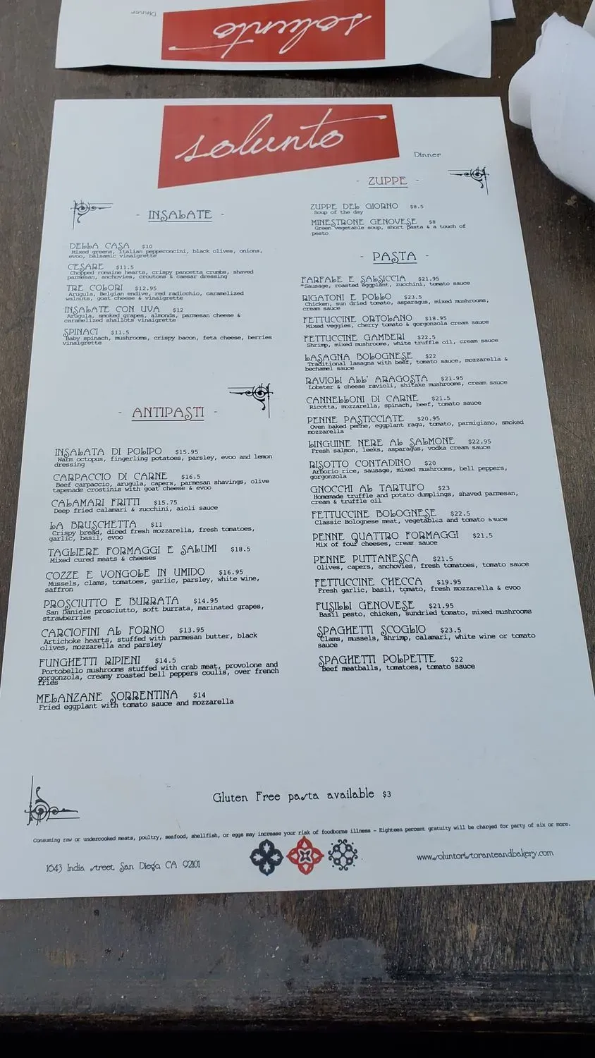 Menu 6