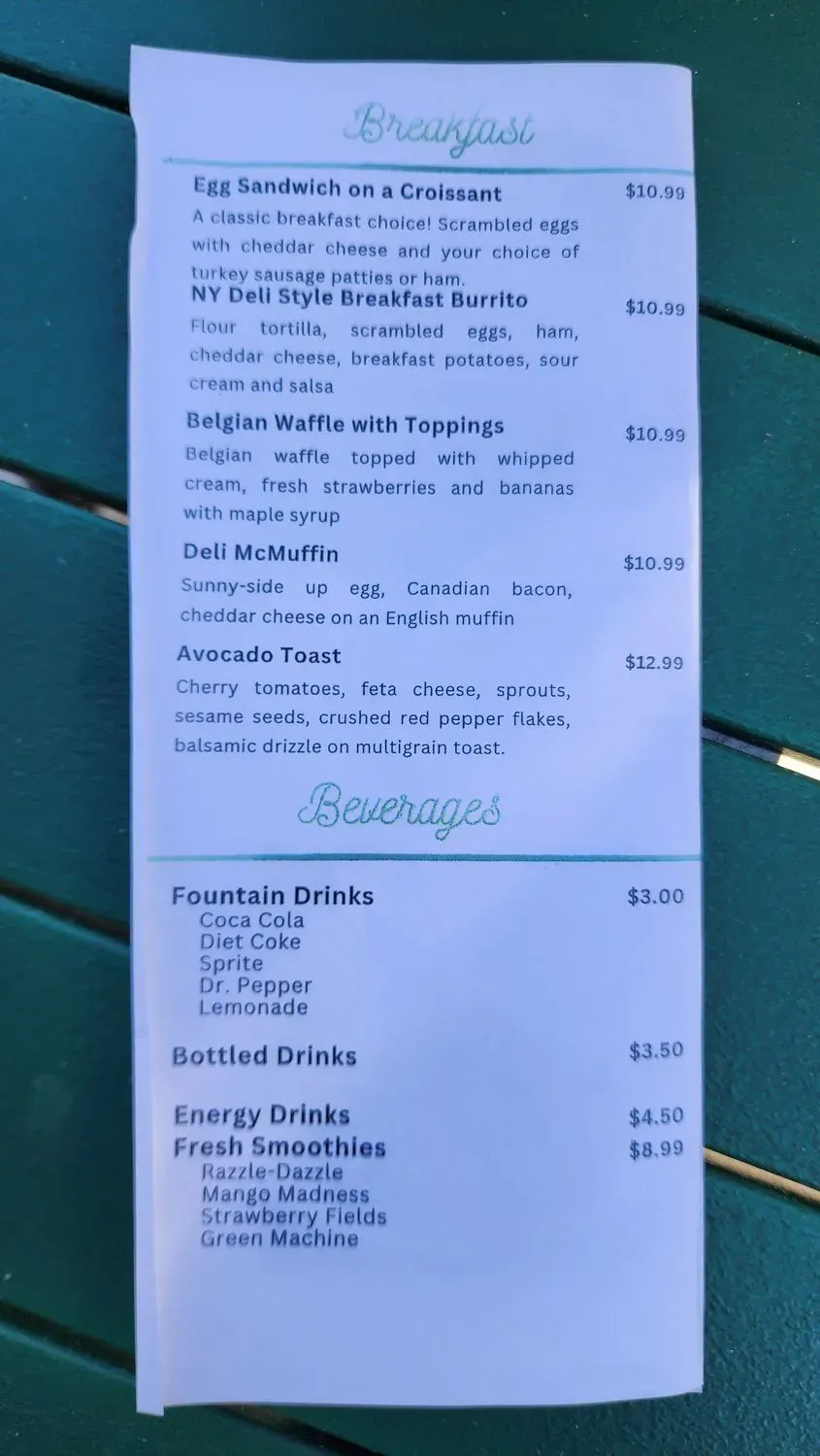 Menu 6