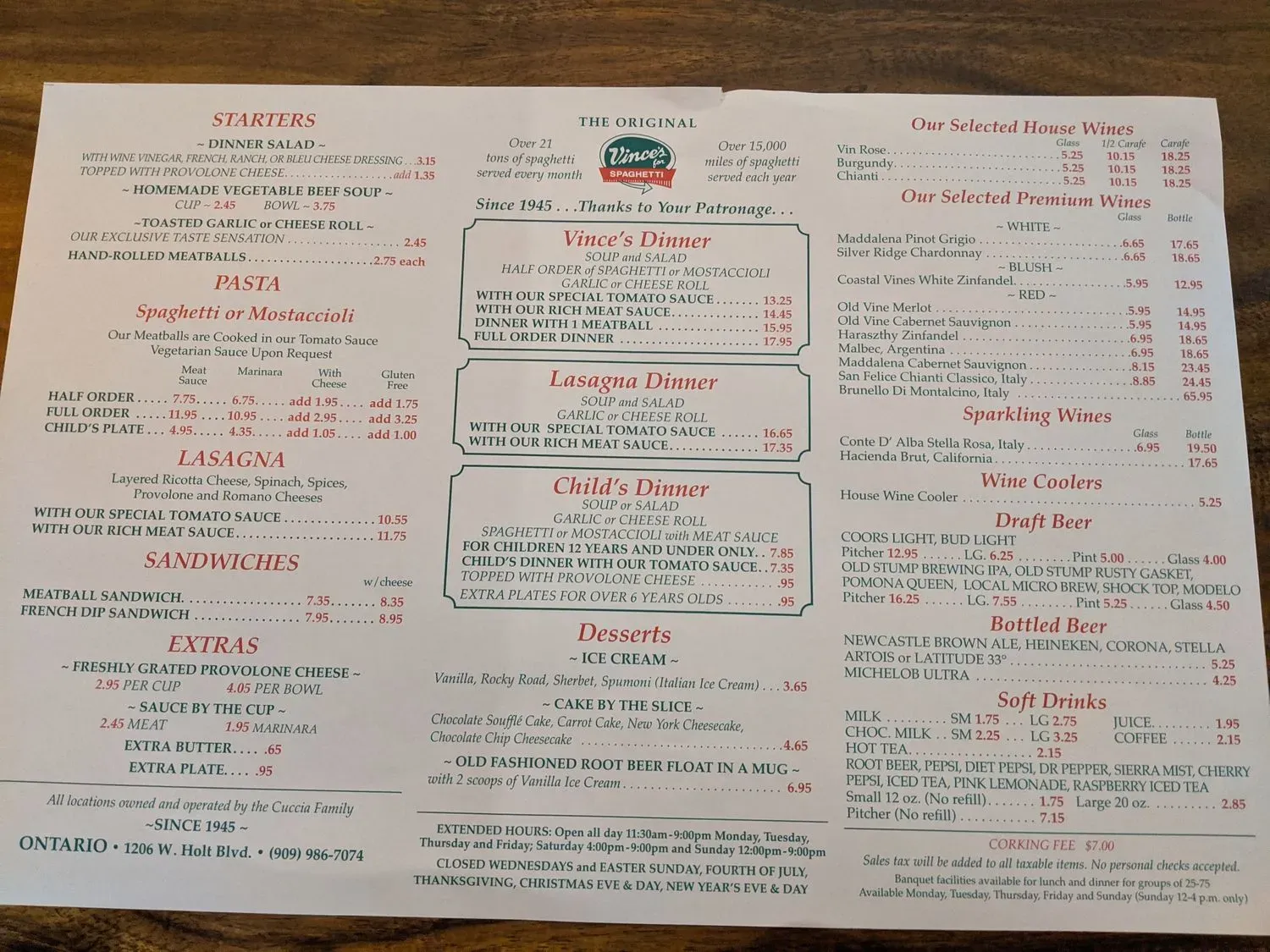 Menu 2