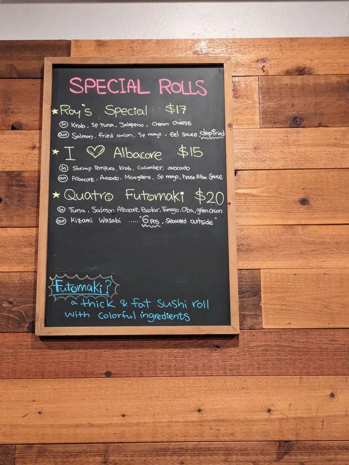 Menu 6