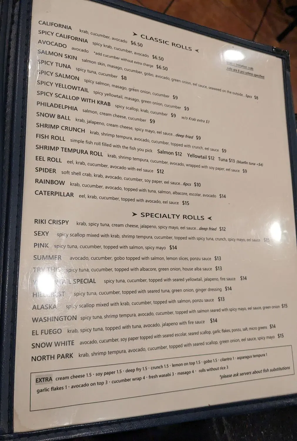 Menu 2