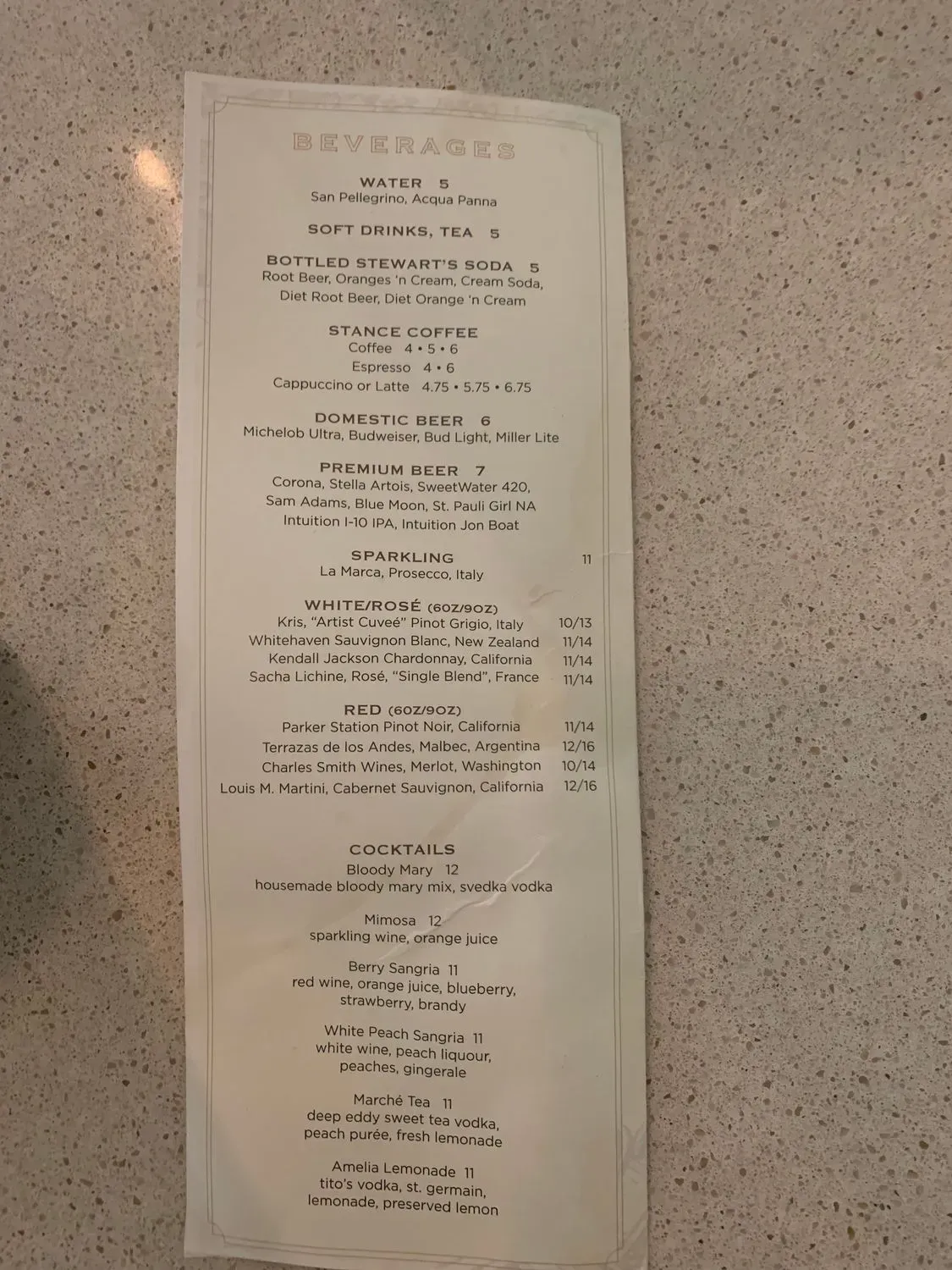 Menu 5