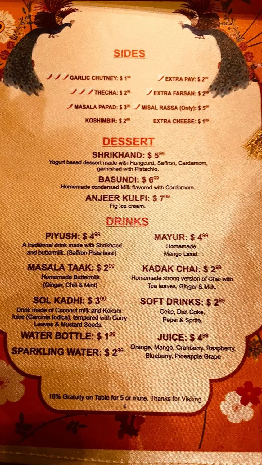 Menu 4