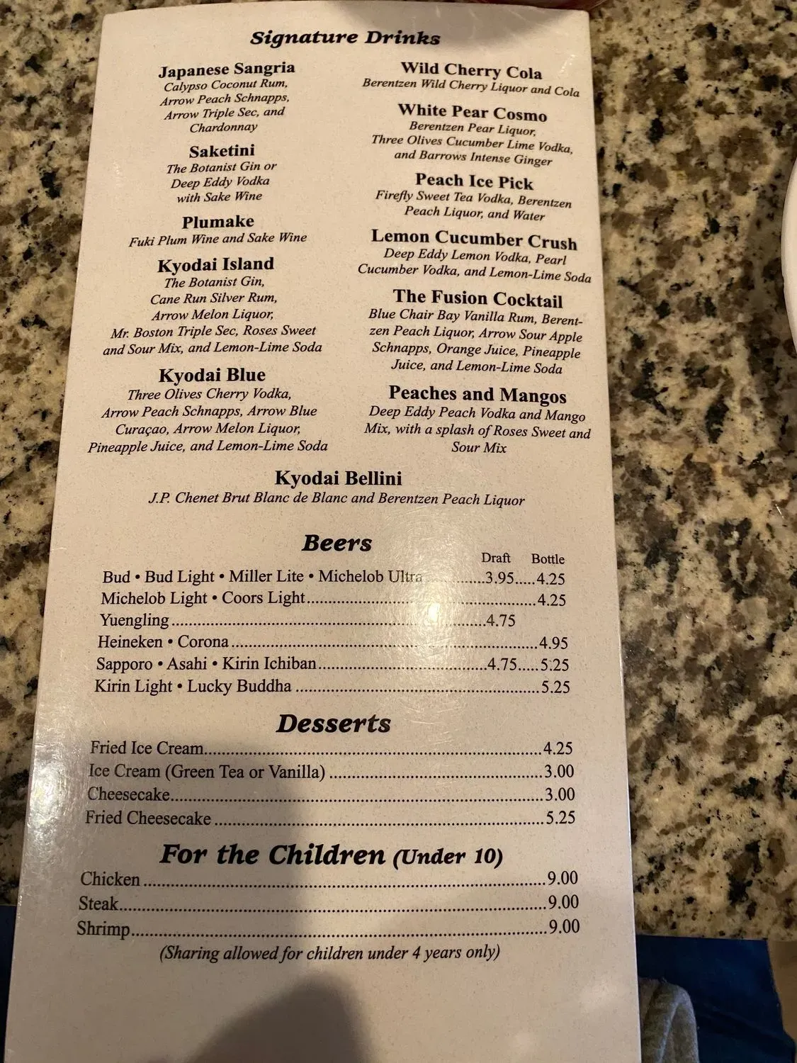 Menu 6