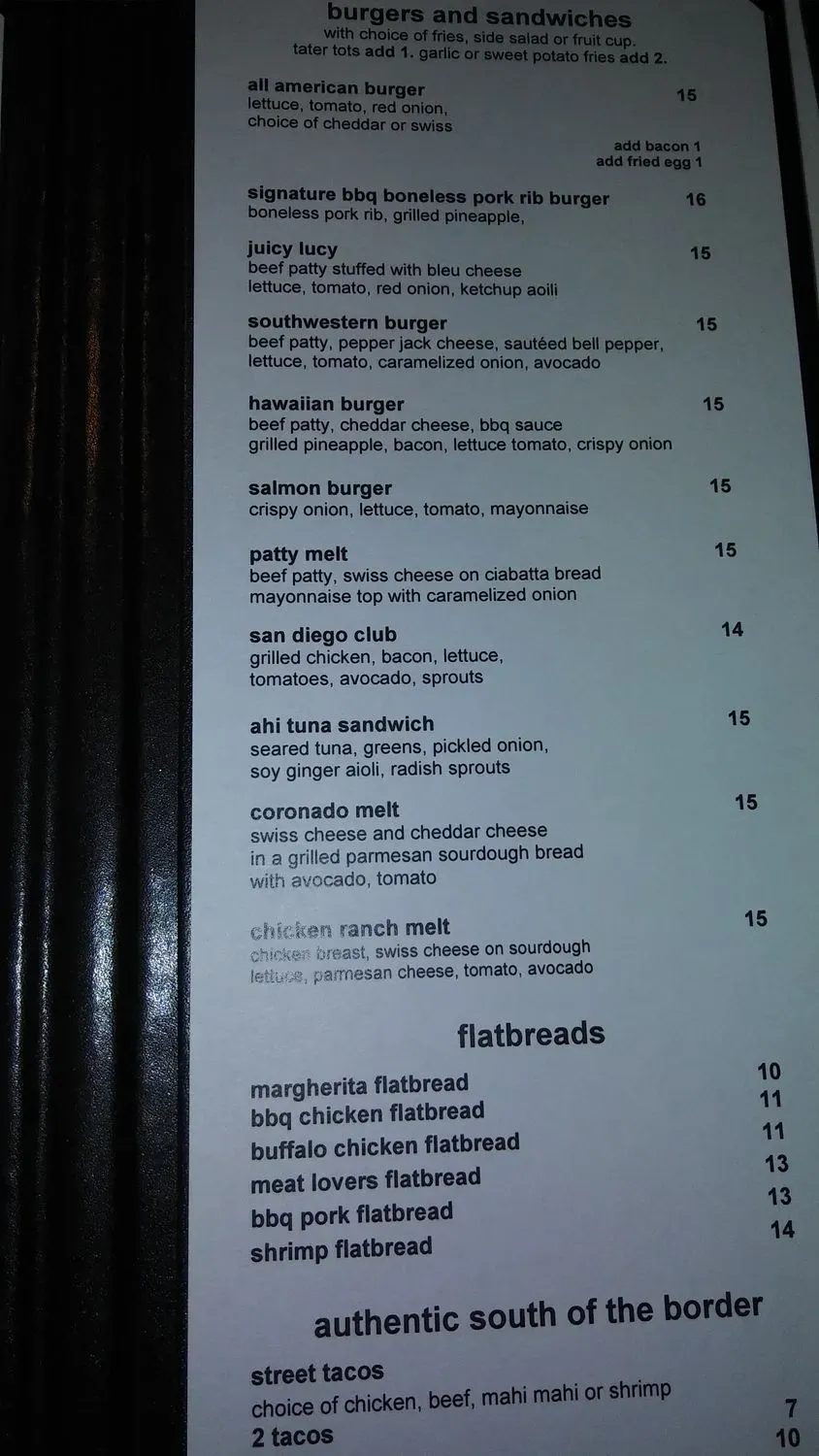 Menu 2