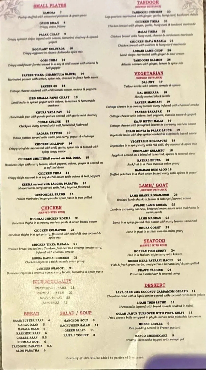 Menu 4