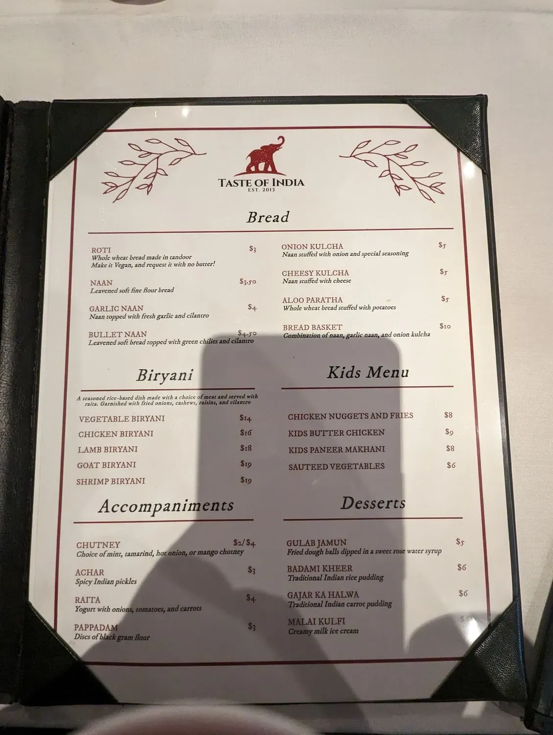 Menu 3