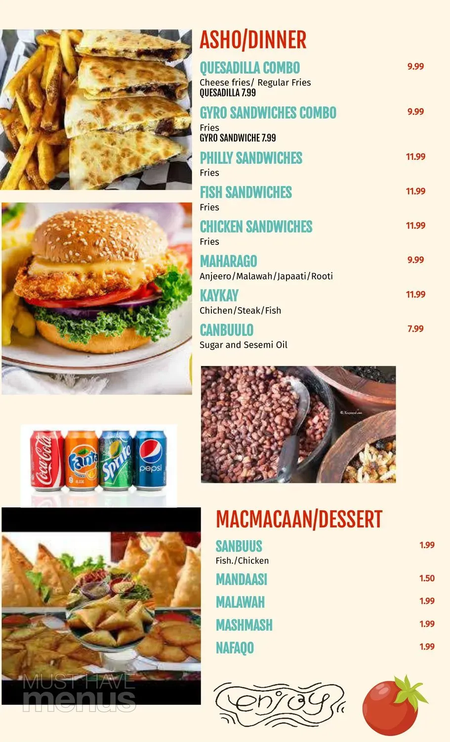 Menu 2