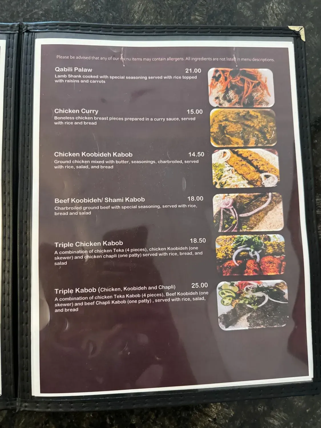 Menu 3