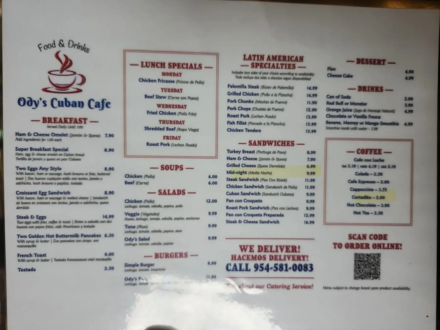 Menu 3