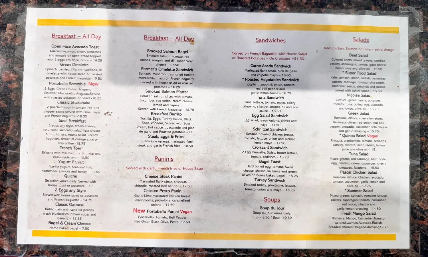 Menu 2