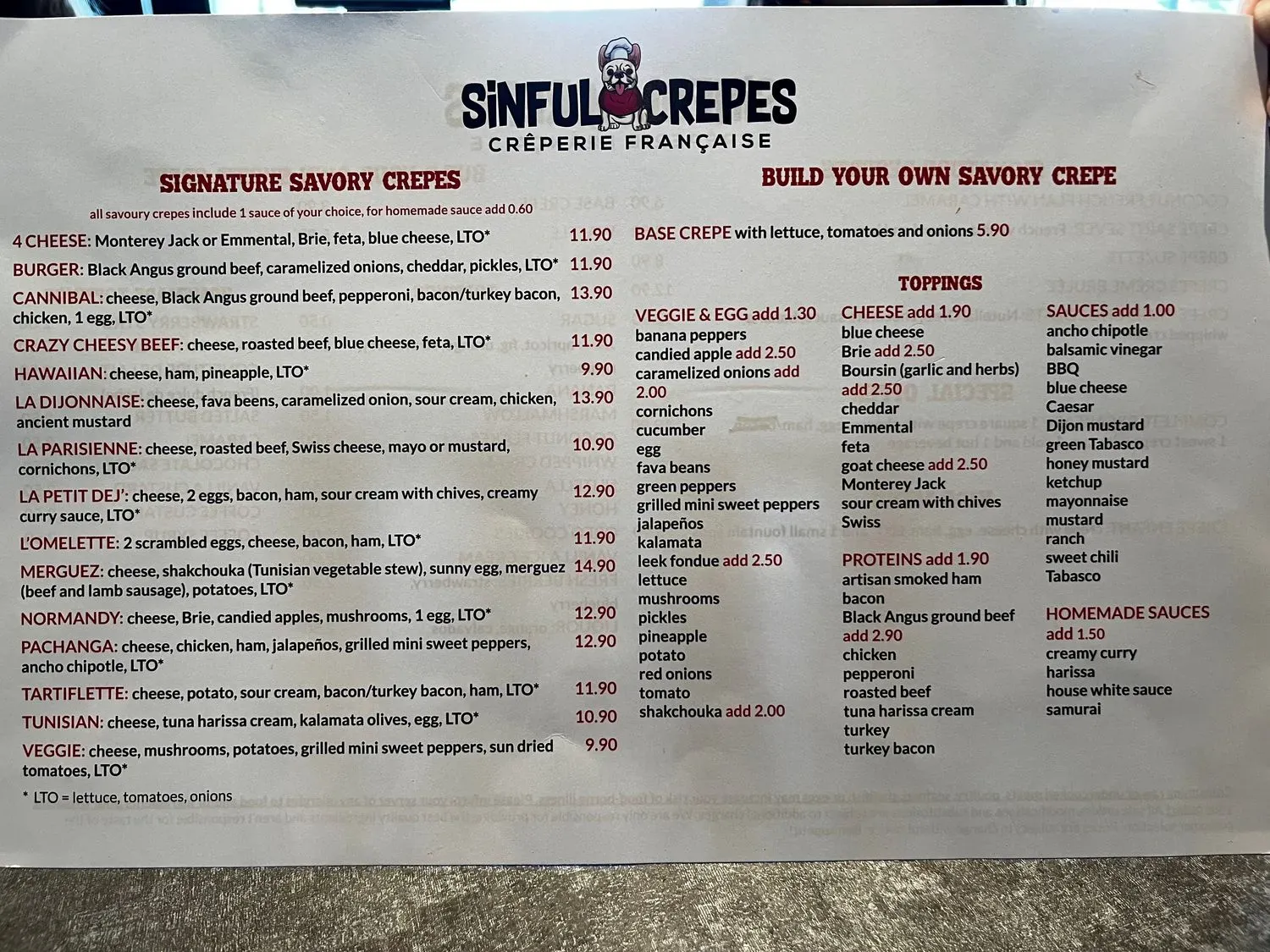 Menu 3