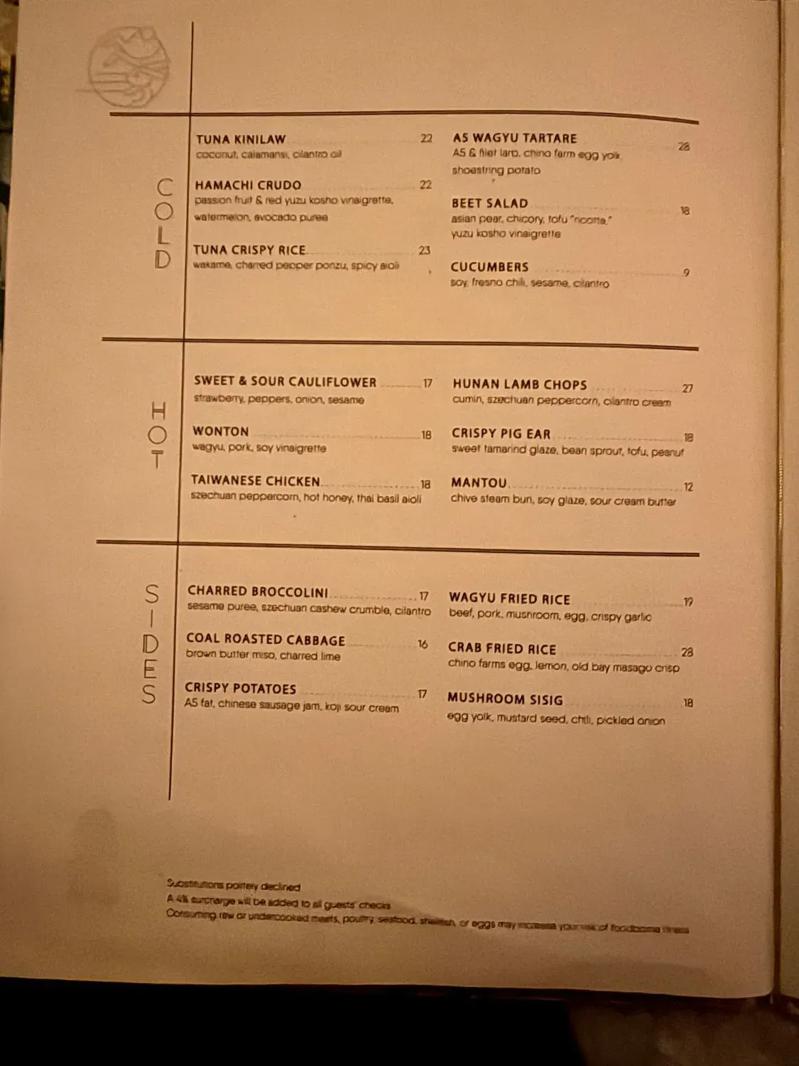 Menu 3