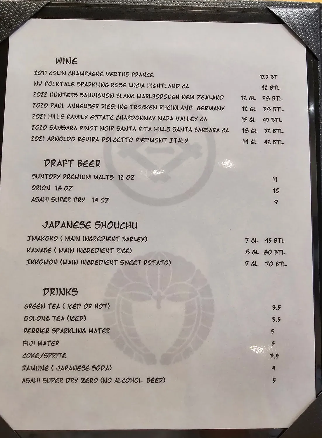 Menu 4