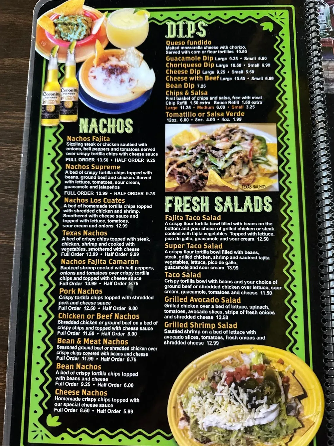 Menu 6