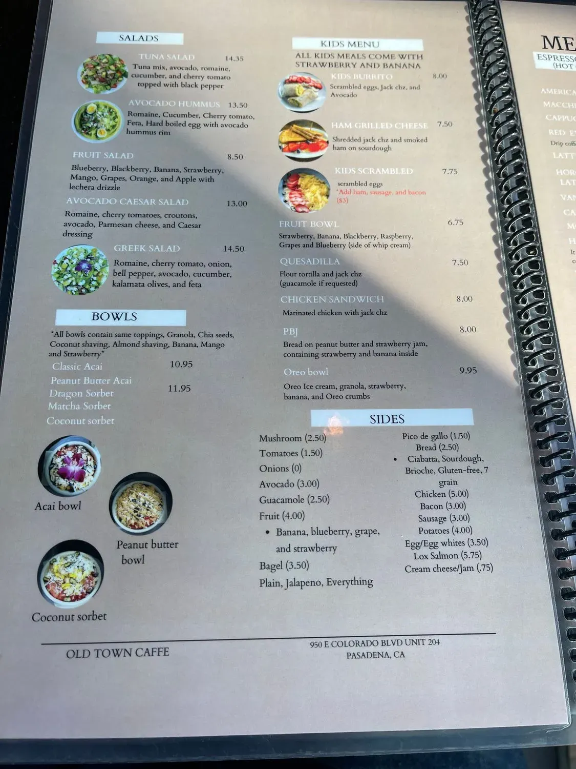 Menu 6