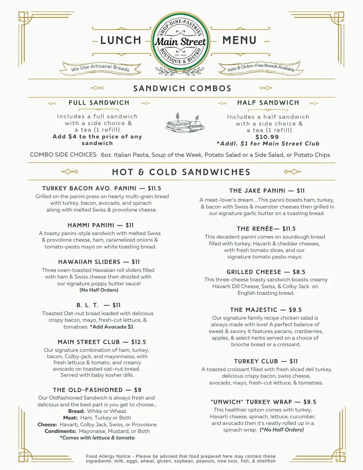Menu 4