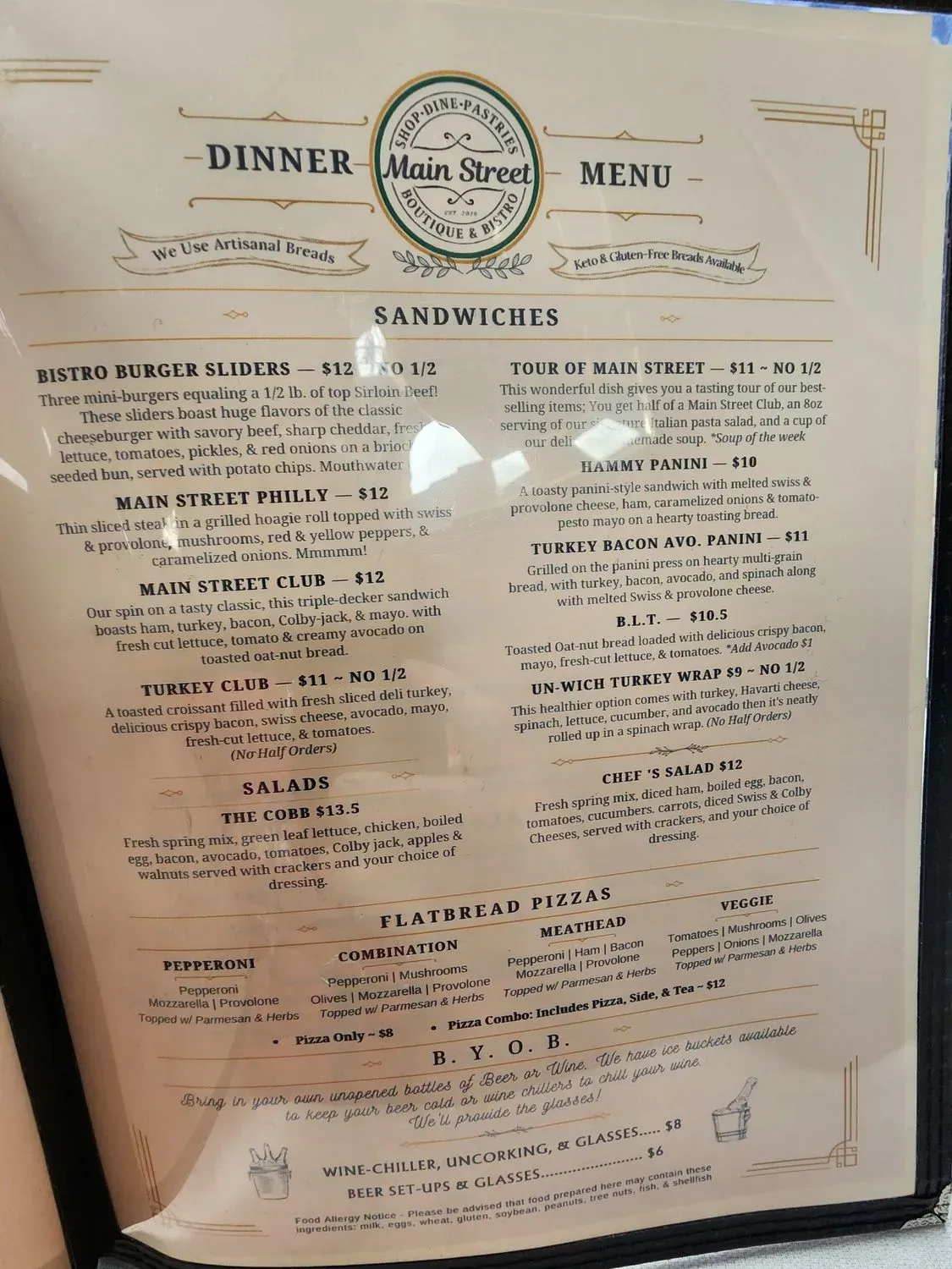 Menu 6