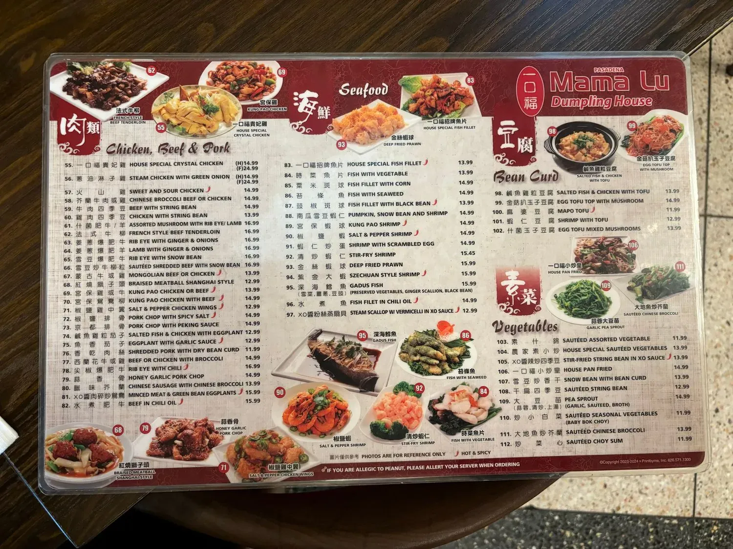 Menu 6