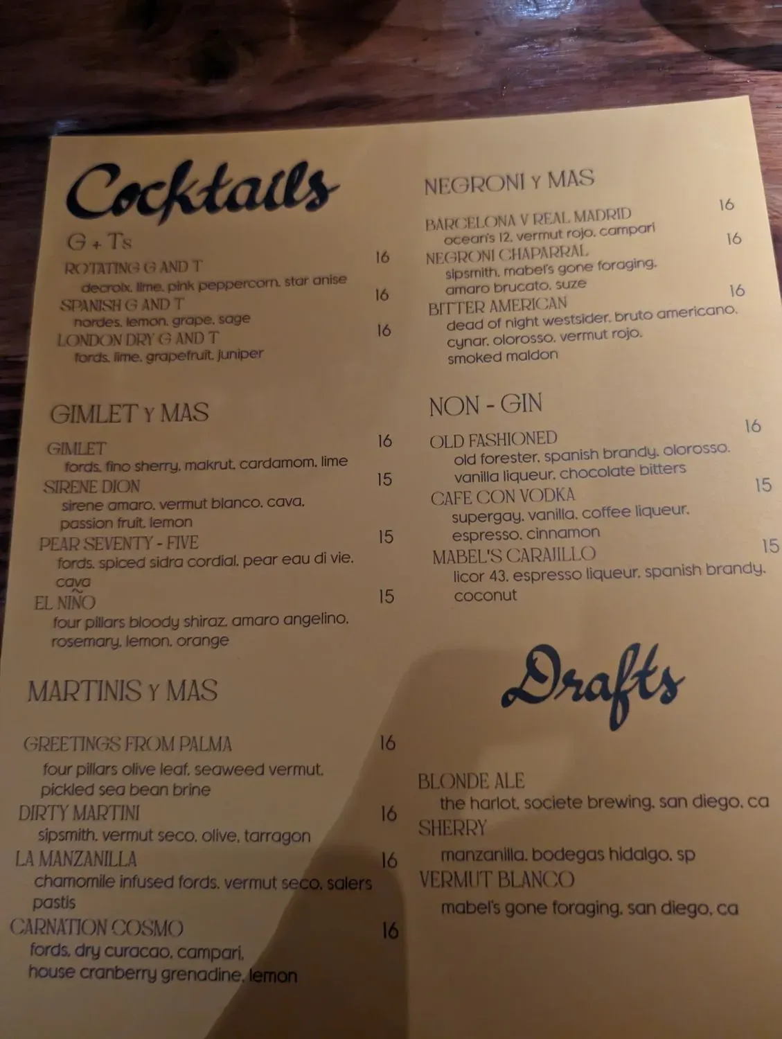 Menu 5