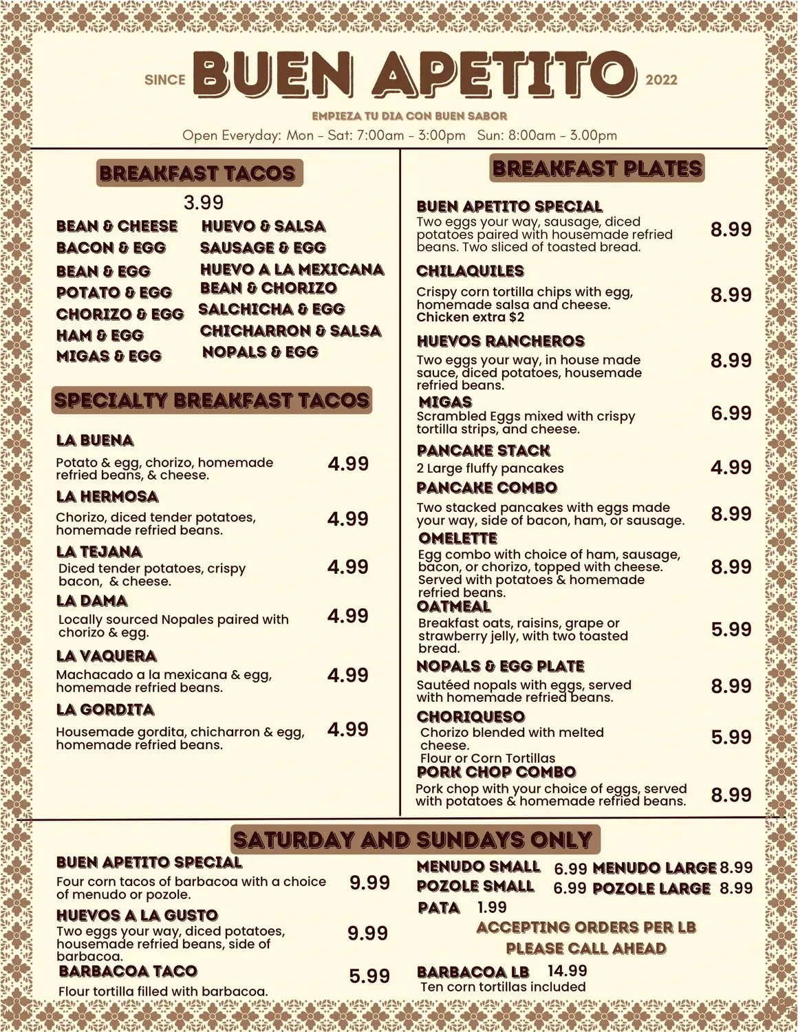 Menu 3