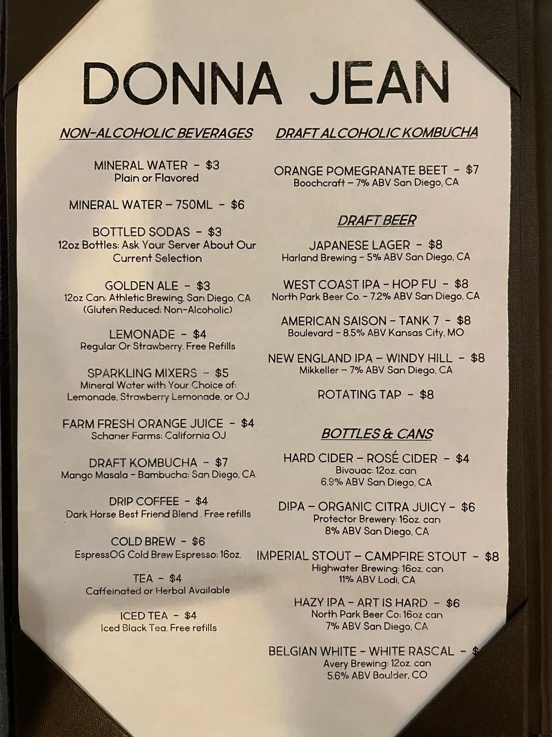 Menu 4