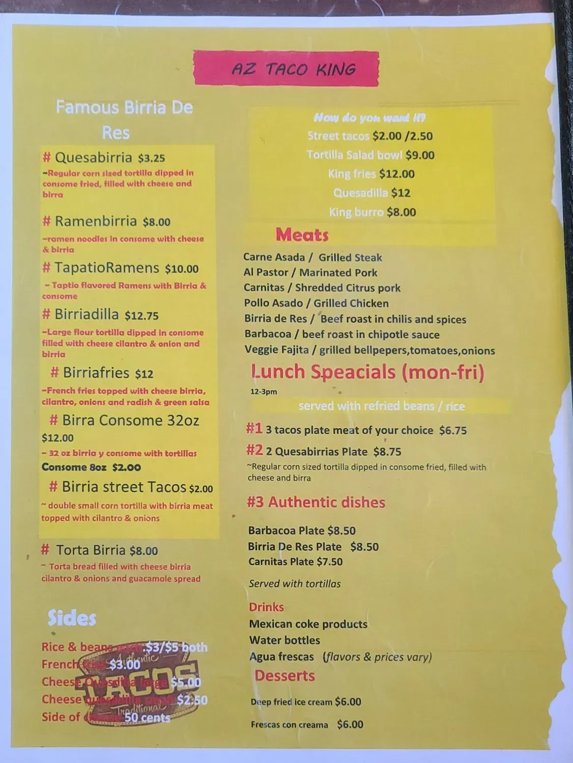 Menu 6