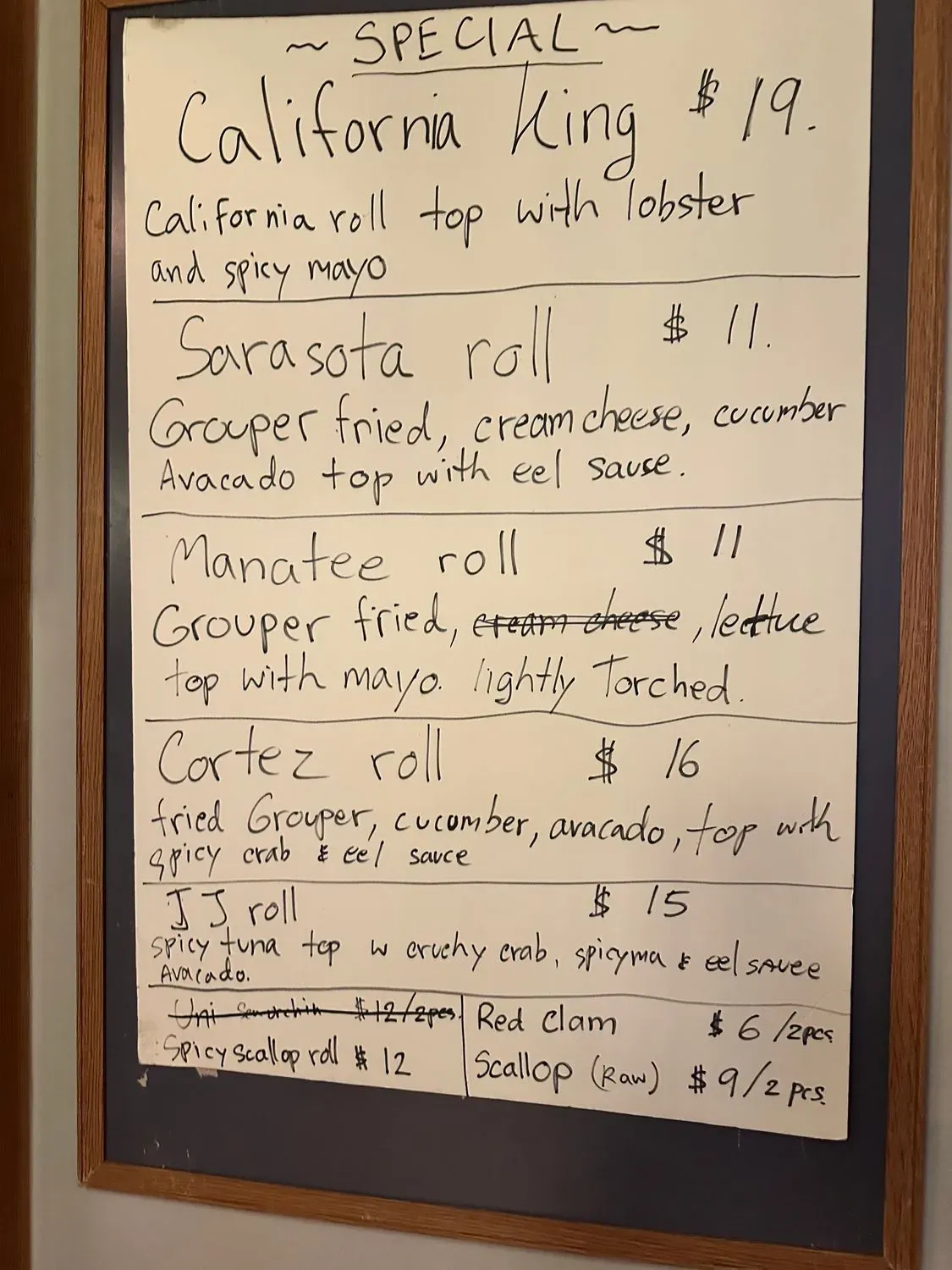 Menu 6