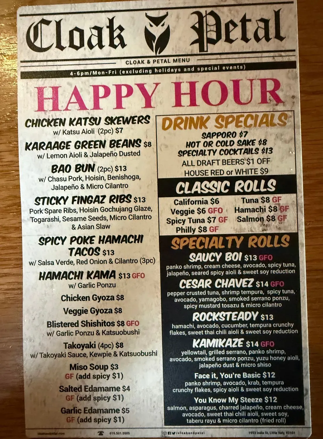 Menu 3