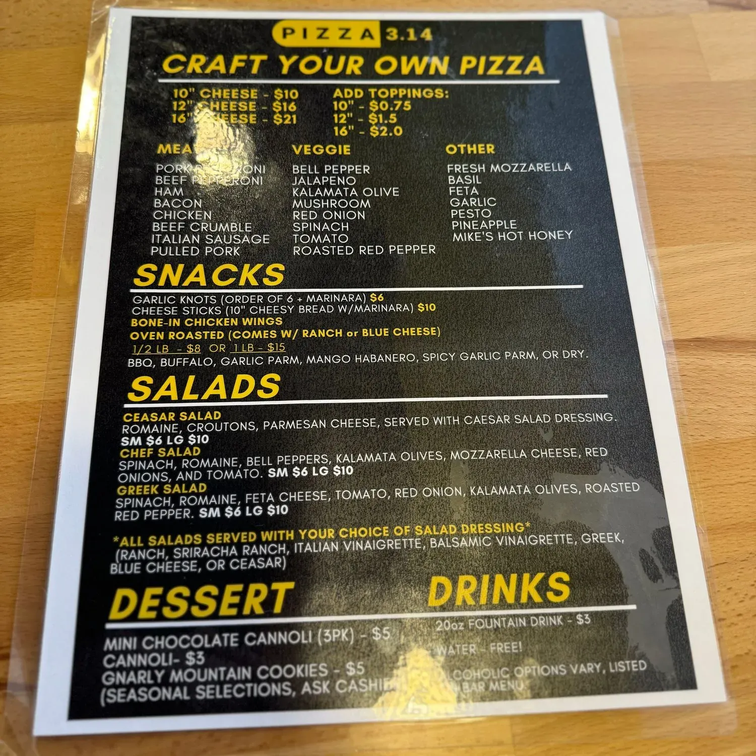 Menu 5